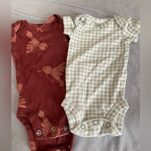 Carters Preemie bodysuits
